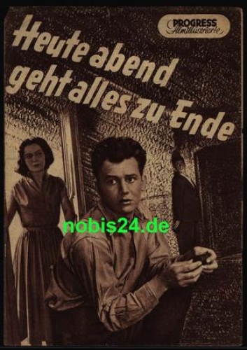 It all ends tonight - Czechoslovak film ​​​​​​​60/55 film program Progress