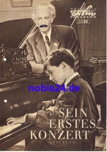Sein erstes Konzert 28/58 Progress Programm