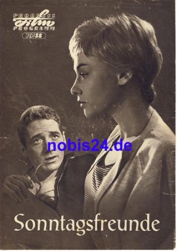Sunday Friends - French film with Marc Cassot Jean-Paul Belmondo ​​​​​​​10/58 Progress Program