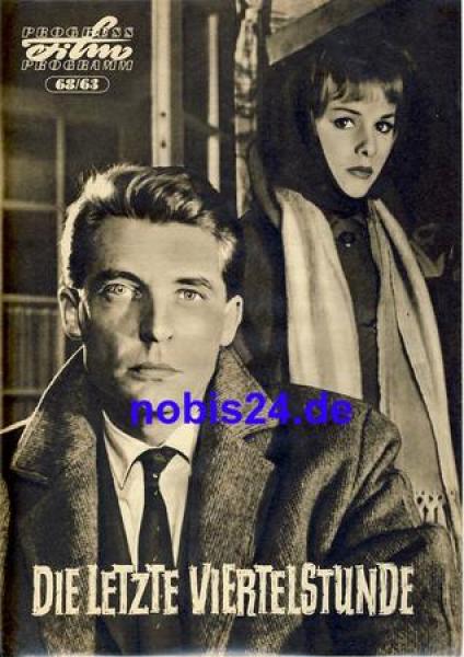 The last quarter of an hour French film with Georges Riviere, Lucile Saint-Simon ​​​​​​​68/63 Progress Program