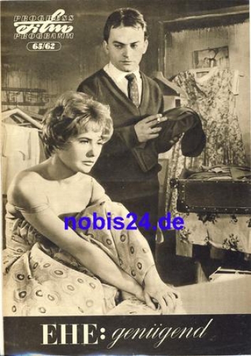 Marriage: enough - Hungarian film ​​​​​​​65/62 Progress Program