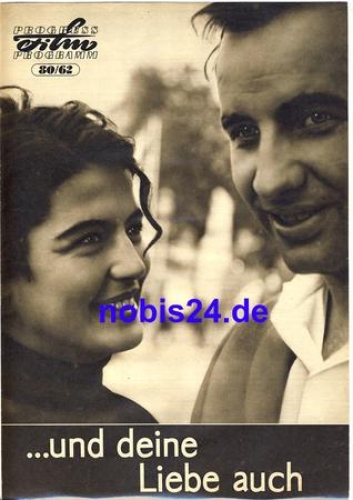 ... and your love also DEFA film with Kati Szekely, Armin Mueller-Stahl 80/62 Progress program