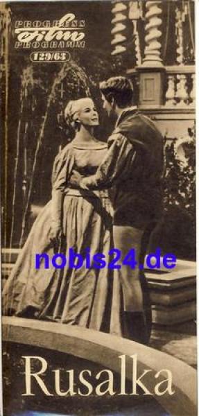 Rusalka - Czechoslovak film ​​​​​​​129/63 Progress program