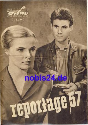 Reportage 57 DEFA film with Annekatrin Burger Manfred Krug Herbert Kofer  36/59 Progress program