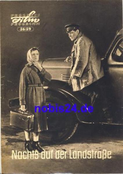 Night on the country road - Soviet film 56/59 progress program