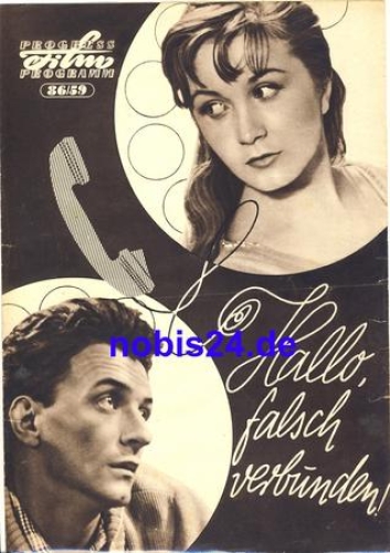 Hello misconnected - Romanian film 86/59 Progress program