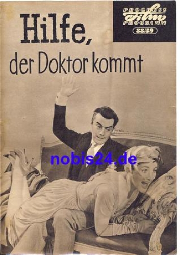 Help the doctor comes with Dirk Bogarde Muriel Pavlow Donald Sinden ​​​​​​​88/59 Progress Program