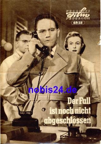The case is not closed yet - Czechoslovak film ​​​​​​​69/58 Progress Program