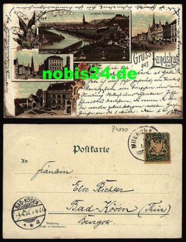 Landshut Litho o 4.4.1897