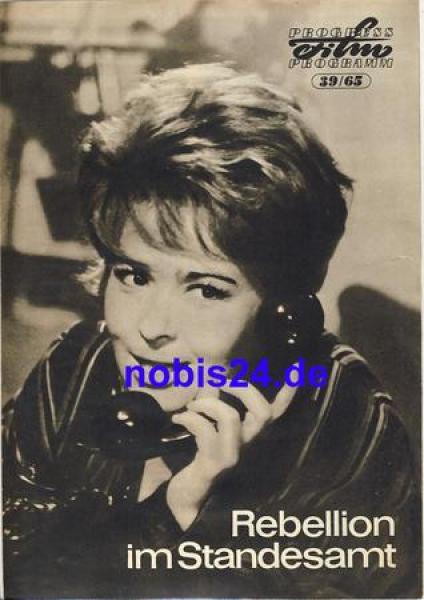 Rebillion in the registry office - Czechoslovak film ​​​​​​​39/65 Progress Program