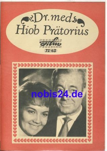Dr. med Hiob Pratorius with Heinz Ruhmann Liselotte Pulver ​​​​​​​72/65 Progress Program