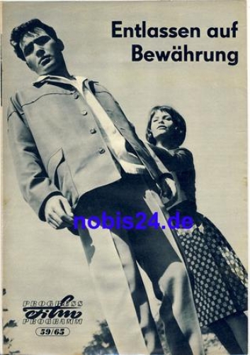 Released on probation DEFA film with Heinz Klevenow, Angelica Domröse 59/65 progress program