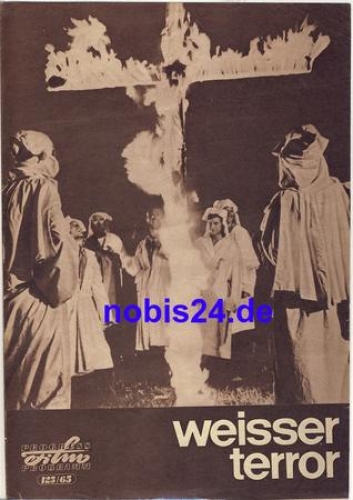 Weisser Terror mit William Shatner, Frank Maxwell, Beverly Lunsford 125/65 Progress Programm