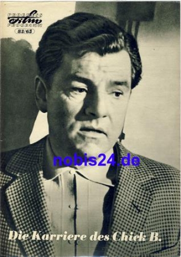 The Career of Chick B. - English film with Kenneth More Billie Whitelaw ​​​​​​​83/65 Progress Program