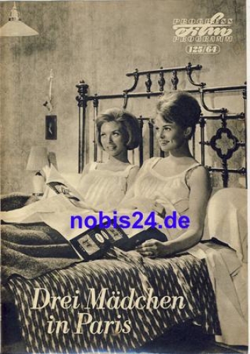 Three Girls in Paris - Danish Film ​​​​​​​125/64 Progress program