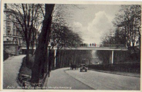06712 Zeitz New bridge over the Wendischenberg gebr. August 4, 1935