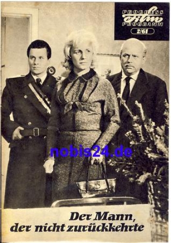 The Man Who Didn't Return - Czech Film ​​​​​​​2/61 Progress Program