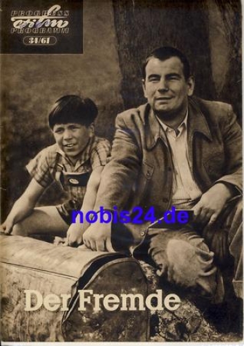 The stranger DEFA film with Günter Grabbert, Harry Hindemith, Günther Simon