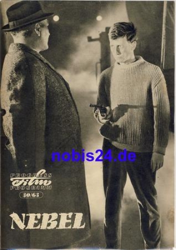 Fog DEFA film with Doris Weikow, Eberhard Esche, Günther Simon, Manfred Krug 30/63 progress program