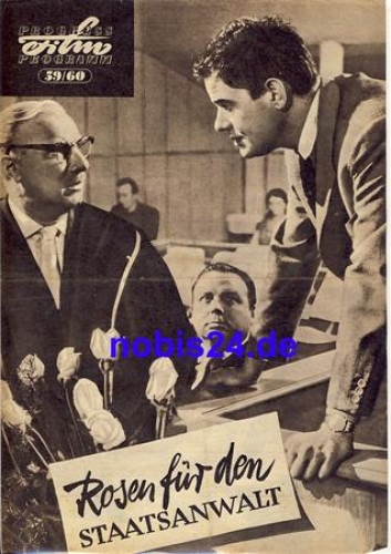 Roses for the Prosecutor with Walter Giller Martin Held ​​​​​​​59/60 Progress Program