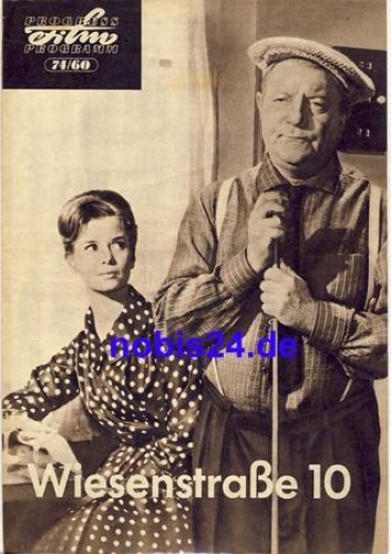 Wiesenstrasse 10, 74/60 Progress Programm mit Jean Gabin, Marie-Jose Nat, Claude Brasseur
