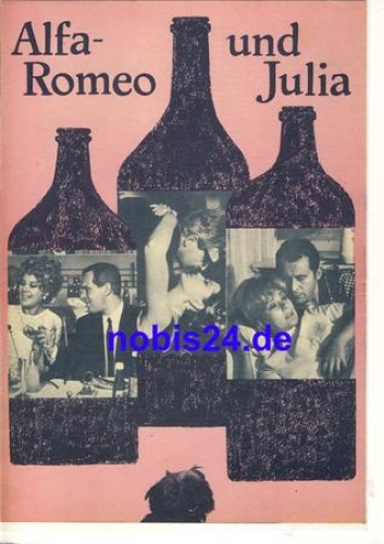 Alfa Romeo and Juliet - Hungarian film ​​​​​​​67/69 film for you Attention: no film or DVD!