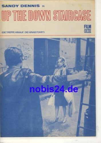 UP THE DOWN STAIRCASE, mit Sandy Dennis, Patrick Bedford Progress Filmprogramm 83/68 Film für Sie