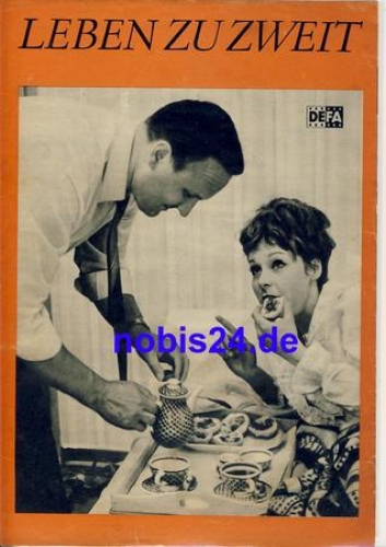 Leben zu zweit DEFA-Film mit Marita Böhme, Alfred Müller Progress Filmprogramm 17/68 Film für Sie