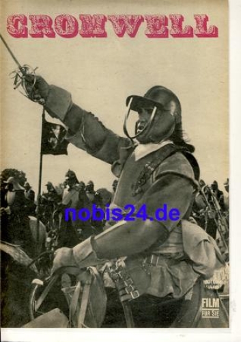 Cromwell - English film with Richard Harris Alec Guinness Dorothy Tutin ​​​​​​​1/73 Progress film program