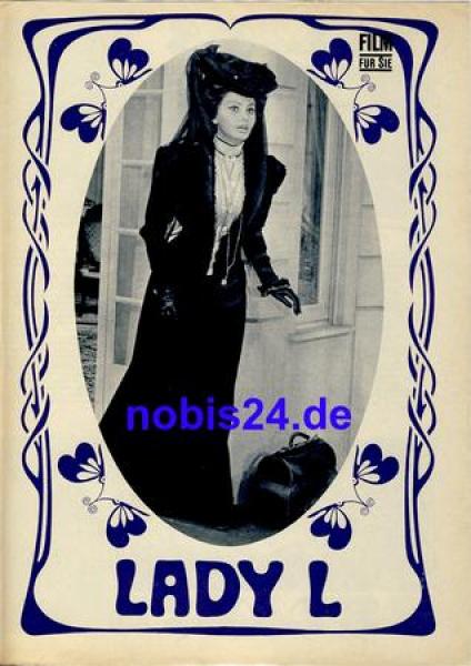 Lady L - American English film starring Sophia Loren Paul Newman David Niven ​​​​​​​43/71 film for you program