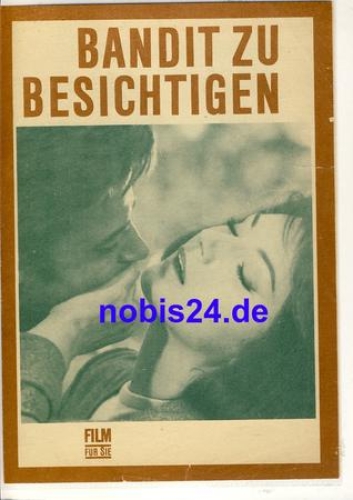 Bandit zu besichtigen (I Protagonisti) Sylva Koscina, Jean Sorel 12/70 Film für Sie Programm