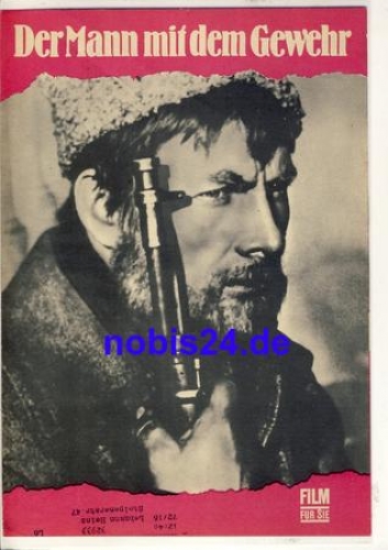 Der Mann mit dem Gewehr 103/69 Film für Sie Programm
