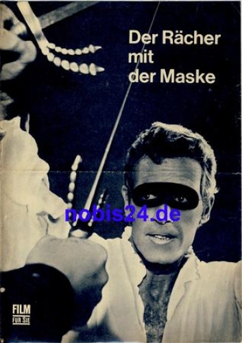 The Avenger in the Mask with Guy Madison Lisa Gastoni ​​​​​​​113/69 Progress Program
