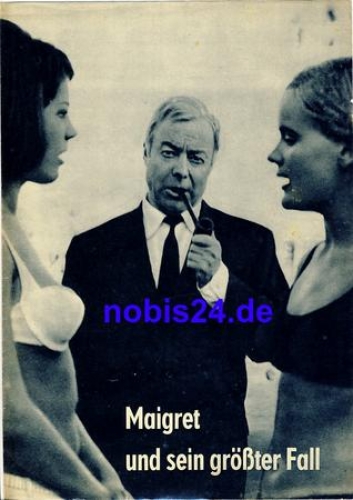 Maigret und sein größter Fall mit Heinz Rühmann, Francoise Prevost, Eddi Arent 93/67 Film für Sie