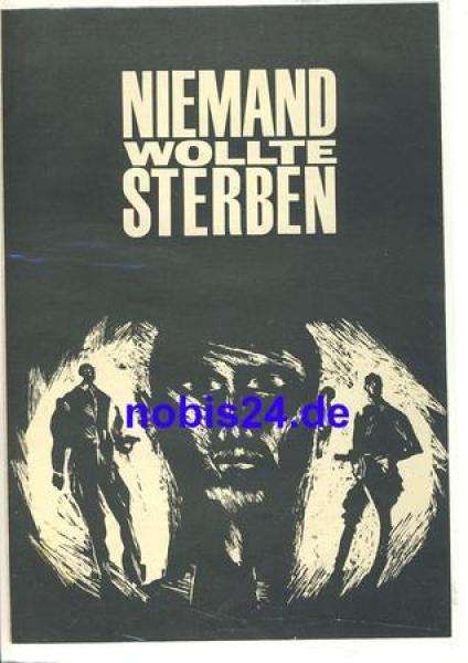 Niemand wollte sterben 107/66 Film für Sie Programm