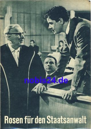 Roses for the public prosecutor with Martin Held Walter Giller Ingrid van Bergen ​​​​​​​99/66 Progress Program