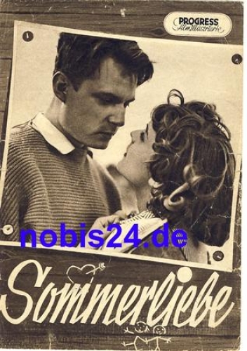 summer love DEFA film with Maria Buschhoff. Lothar Blumhagen