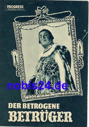 Der betrogene Betrüger, mit Harry Baur, Louis Jouvet 40/55 Progress Filmillustrierte