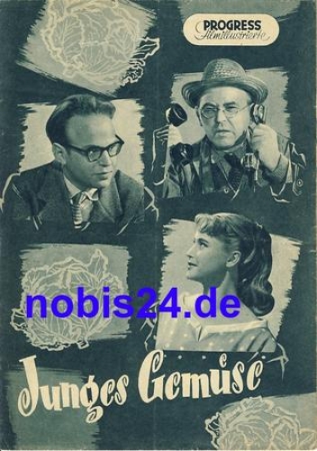 Young vegetables - DEFA film with Herbert Richter Angela Brunner ​​​​​​​26/56 Progress Film Illustrated