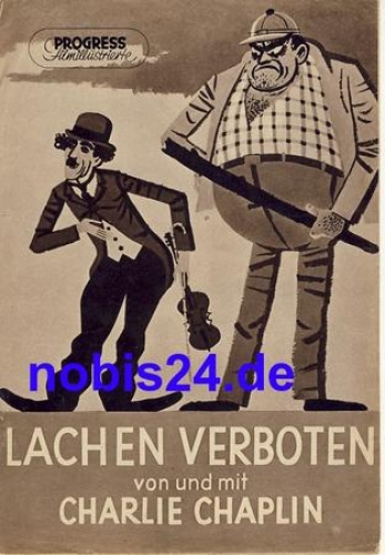 No Laughing - Charlie Chaplin 49/55 Progress Film Illustrated
