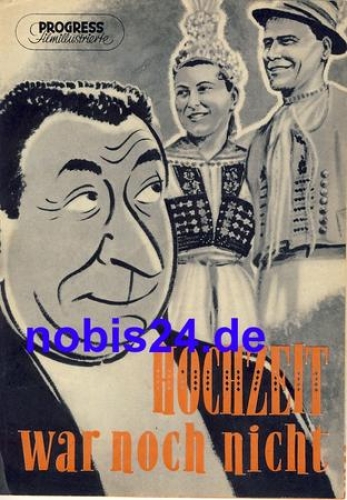 Hochzeit war noch nicht 42/55 Progress Filmillustrierte
