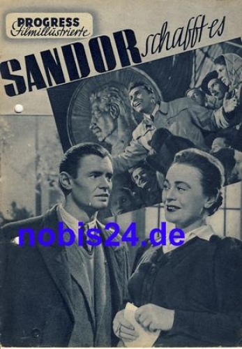 Sandor makes it feature film Hungary 1951 Progress Film Illustrated