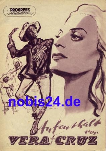 Stay before Vera Cruz - French Mexican film with Michele Morgan Gerard Philipe ​​​​​​​39/55 Progress Film Illustrated