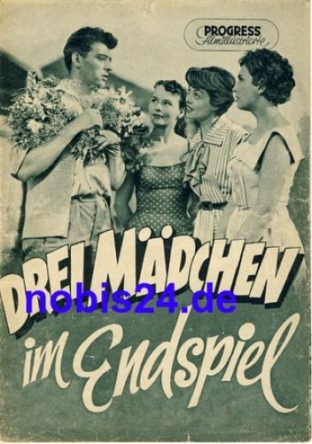 Three girls in the final DEFA film with Horst Naumann 38/56 Progress Film Illustrated
