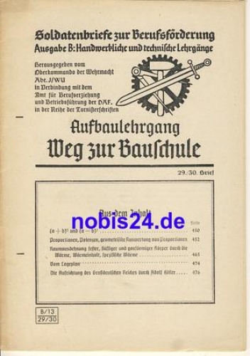 Course tree nursery letter 29/30 ca.1942 booklet 30 pages