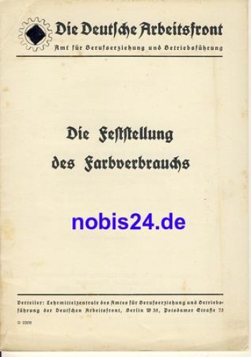 Deutsche Arbeitsfront Nr.343 ca.1942 Druckerei