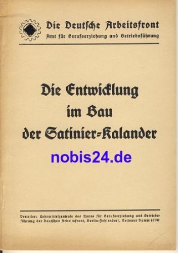 German Labor Front No 353 circa 1942 printing works