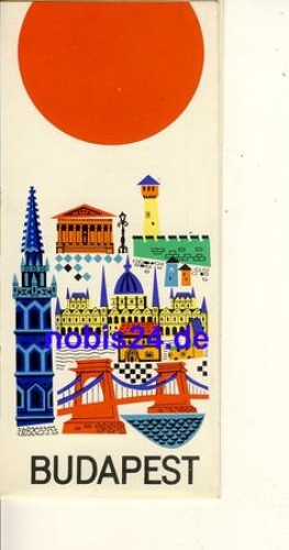 Budapest Hungary 1966 leaflet 6 pages