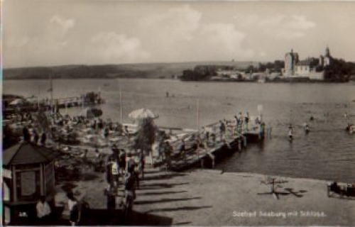 06317 Seeburg Seebad mit Schloss * 9.7.1934