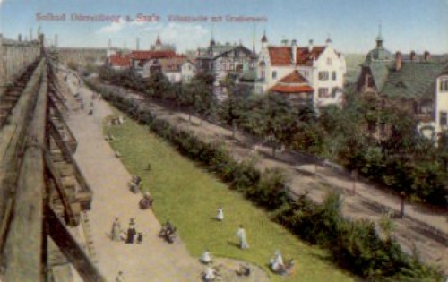 06231 Bad Durrenberg Villenpartie mit Gradierwerk o 14.10.1925